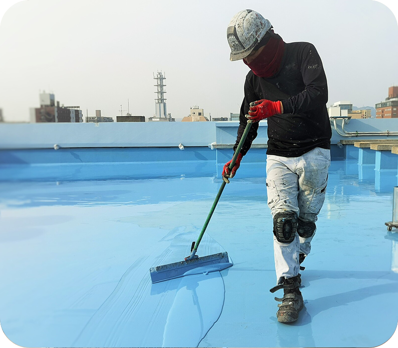 建物の防水工事事業