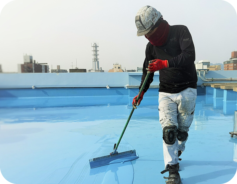 建物の防水工事事業